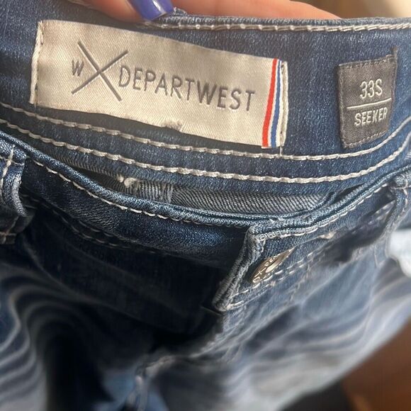✨DEPARTWEST Seeker Straight Stretch Sz 33S Jeans✨ - Picture 5 of 8